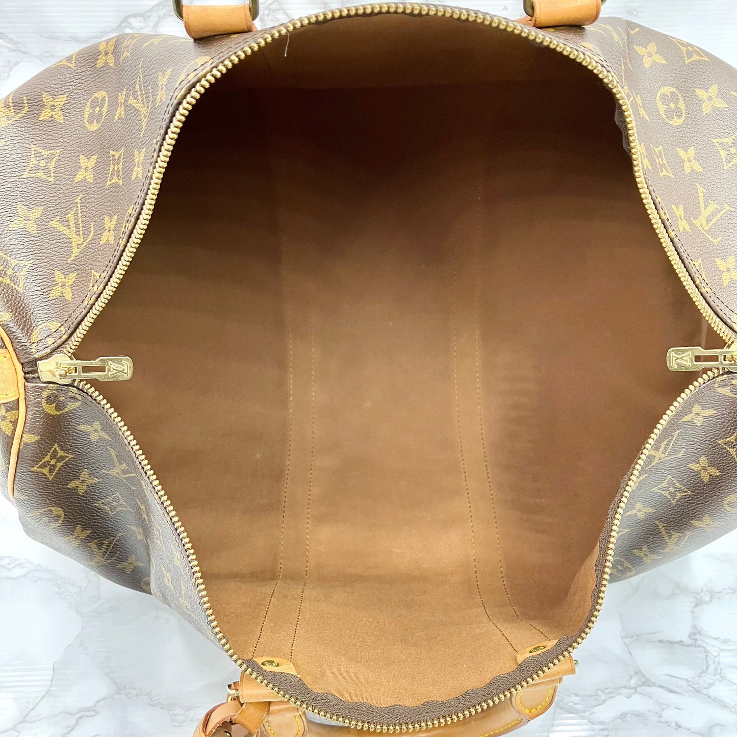 LOUIS VUITTON Monogram Keepall 50 Bandoliere