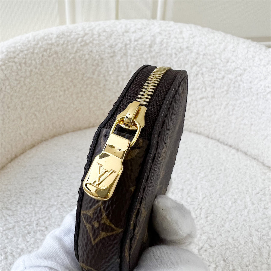 LV Multi Pochette Accessoires Round Pouch in Monogram Canvas GHW