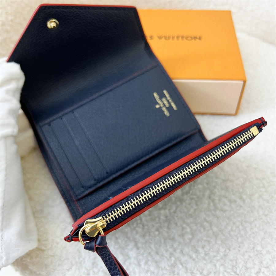 LV Victorine Wallet in Marine Rouge Empreinte Leather GHW