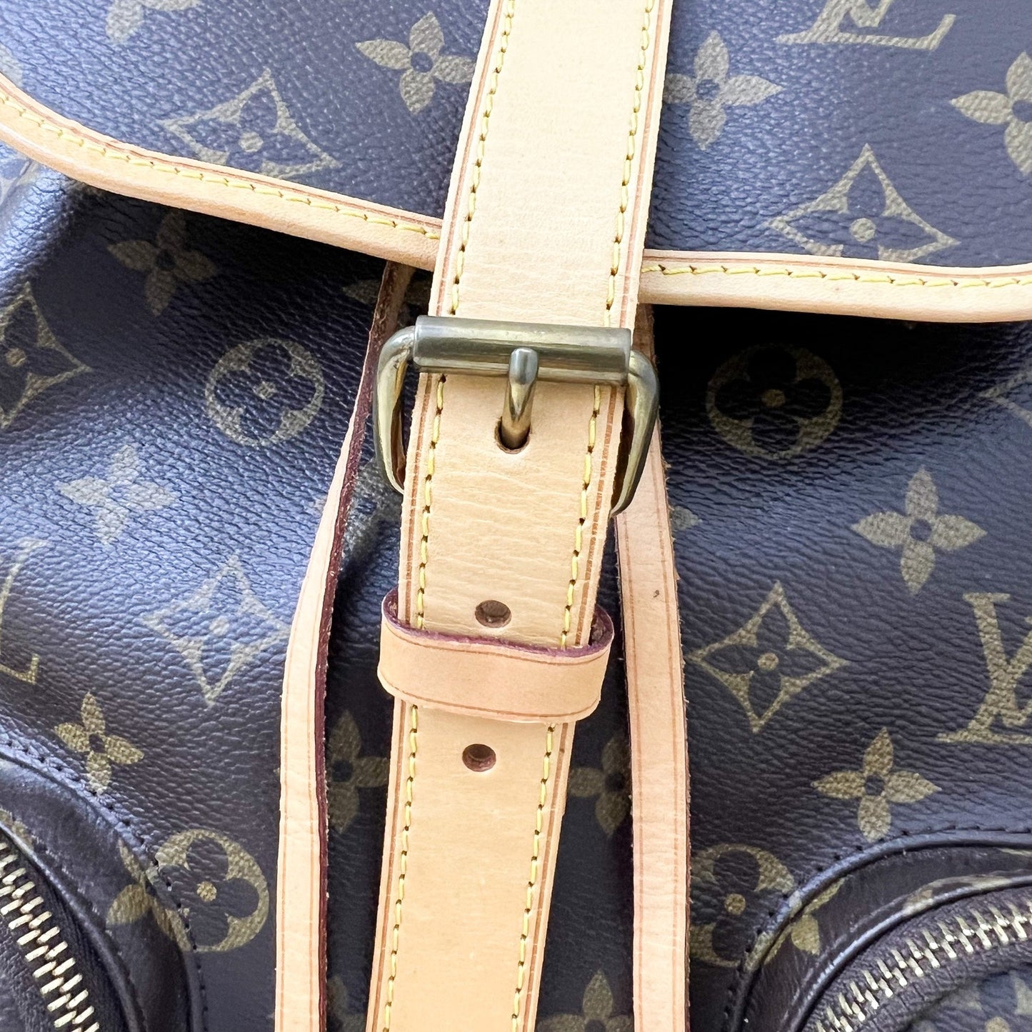LV Sac A Dos Bosphore Large Backpack in Monogram Canvas and GHW