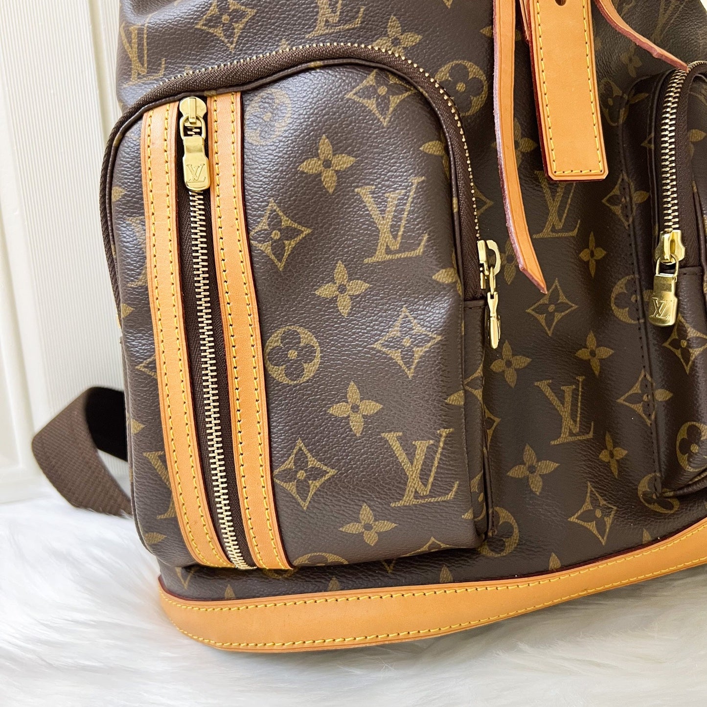 LV Sac A Dos Bosphore Large Backpack in Monogram Canvas and GHW