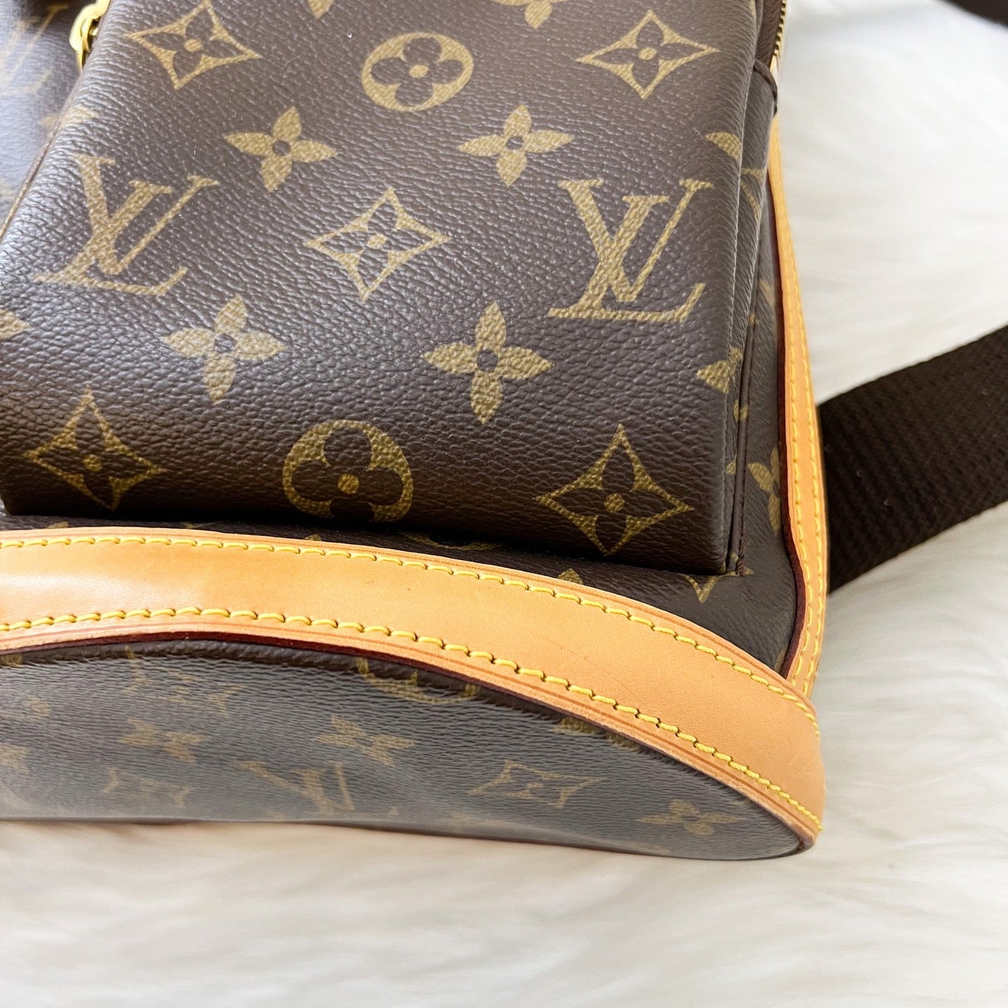 LV Sac A Dos Bosphore Large Backpack in Monogram Canvas and GHW