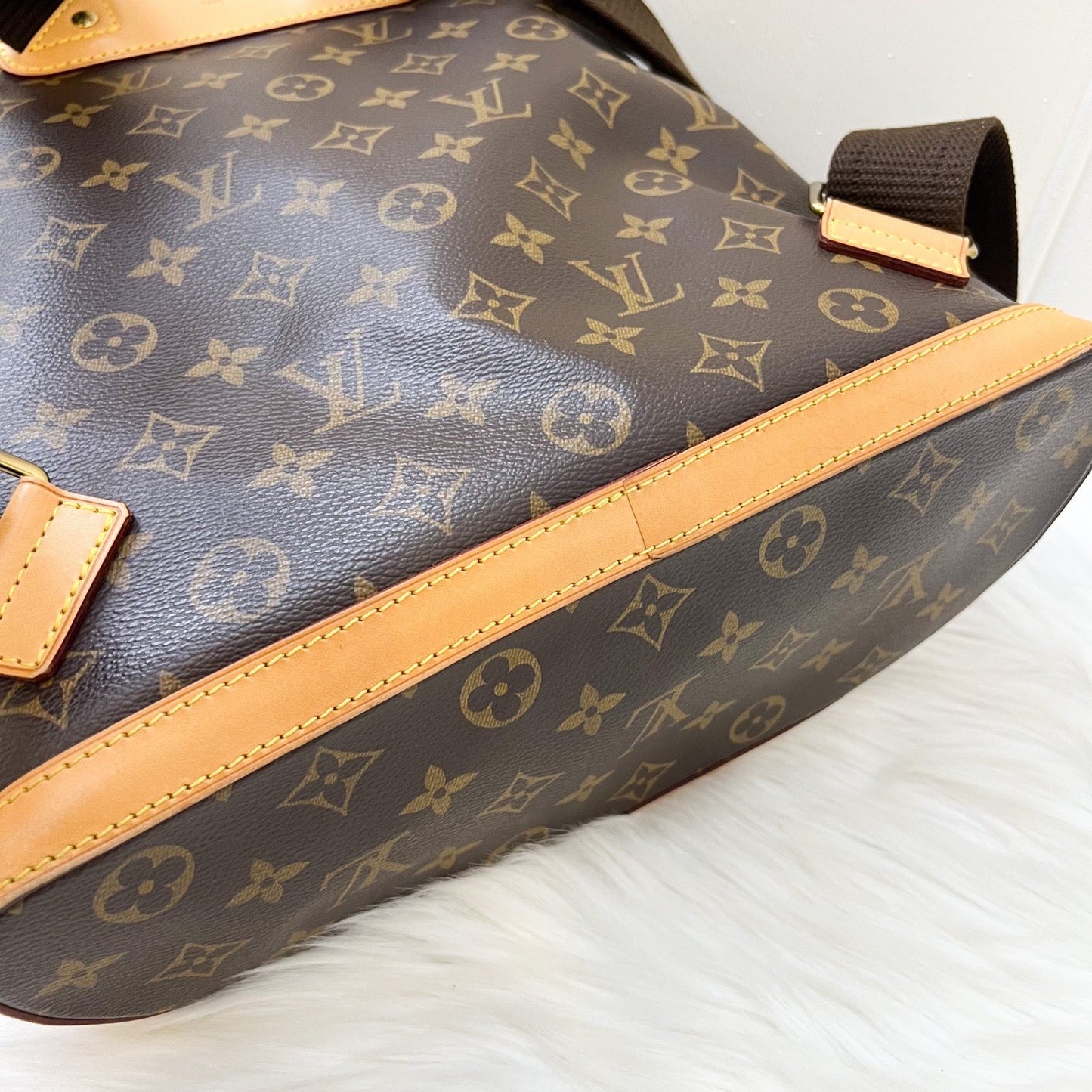 LV Sac A Dos Bosphore Large Backpack in Monogram Canvas and GHW