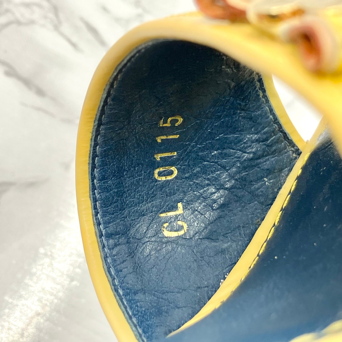LOUIS VUITTON Denim Sandals 37