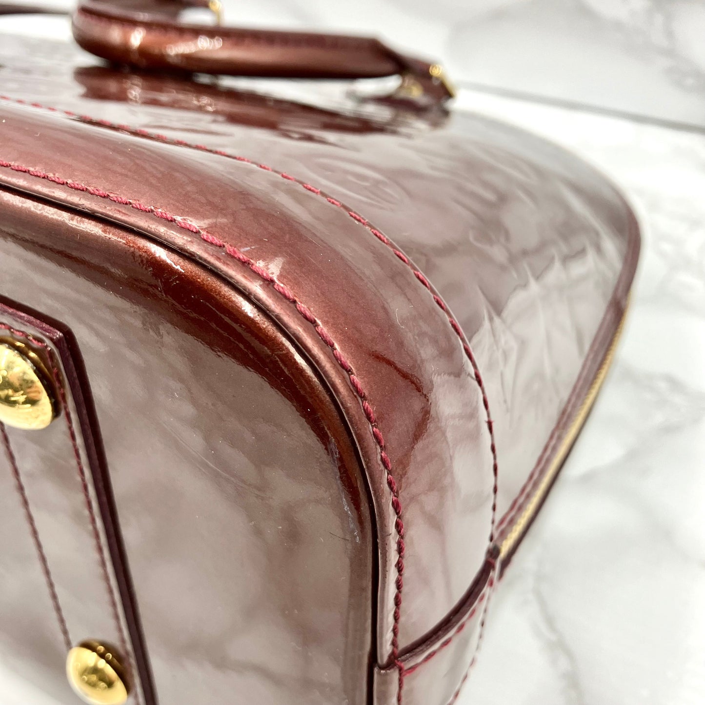 LOUIS VUITTON Vernis Alma PM