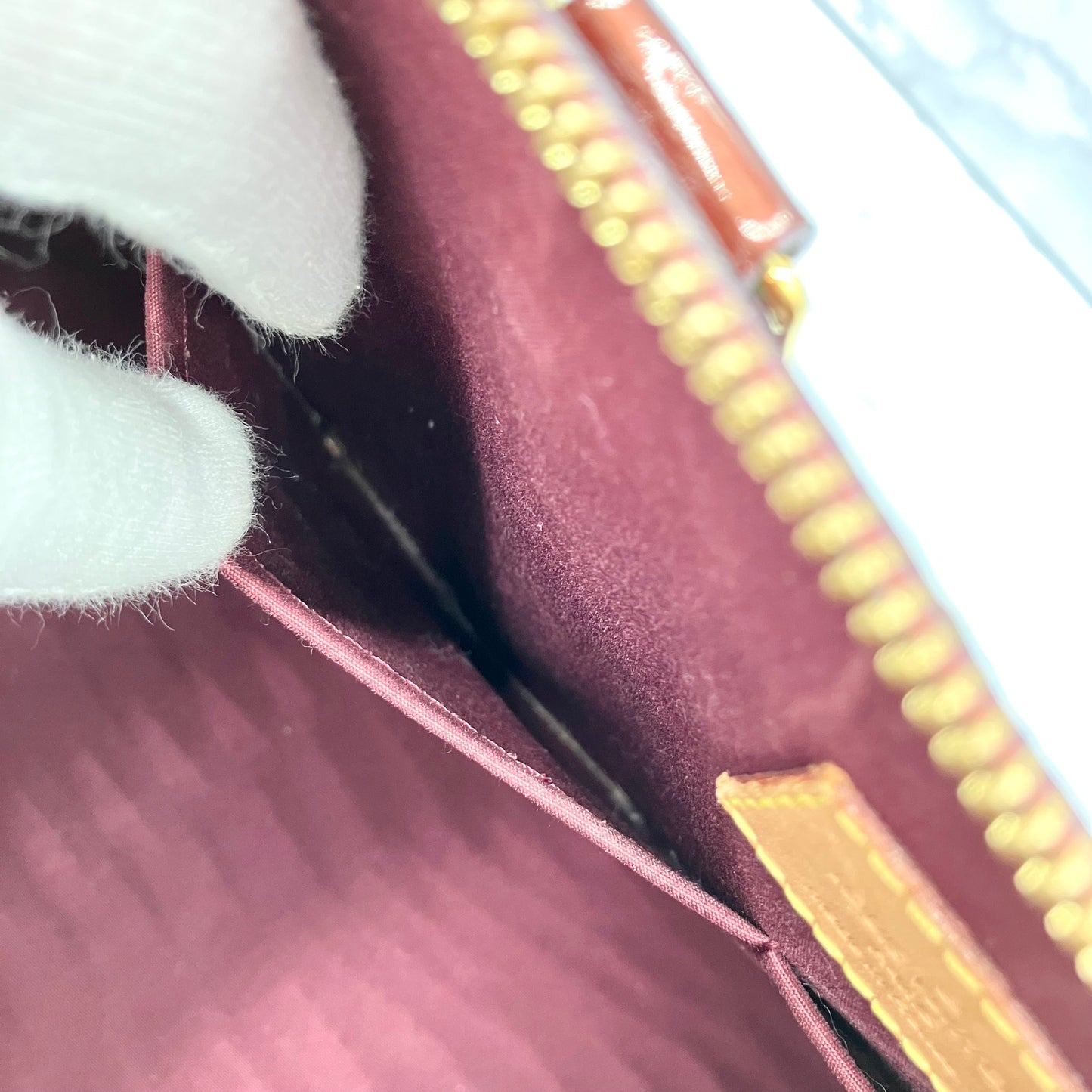 LOUIS VUITTON Vernis Alma PM