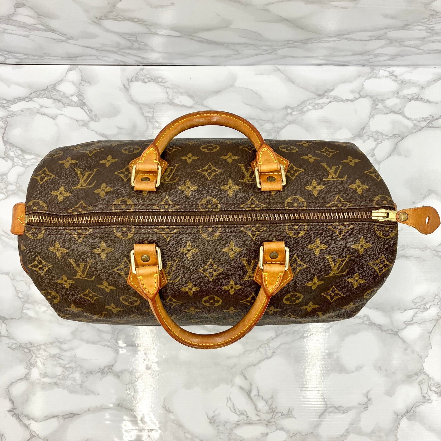 LOUIS VUITTON Monogram Speedy 35