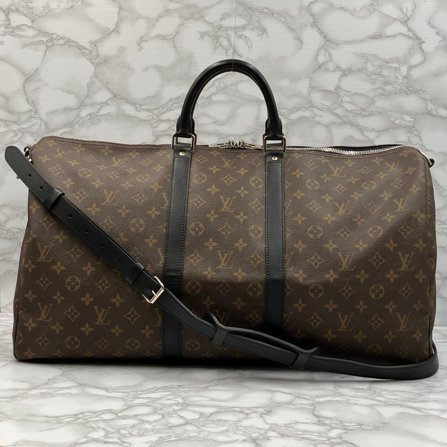 LOUIS VUITTON Keypole 55 Macassar Bandoliere
