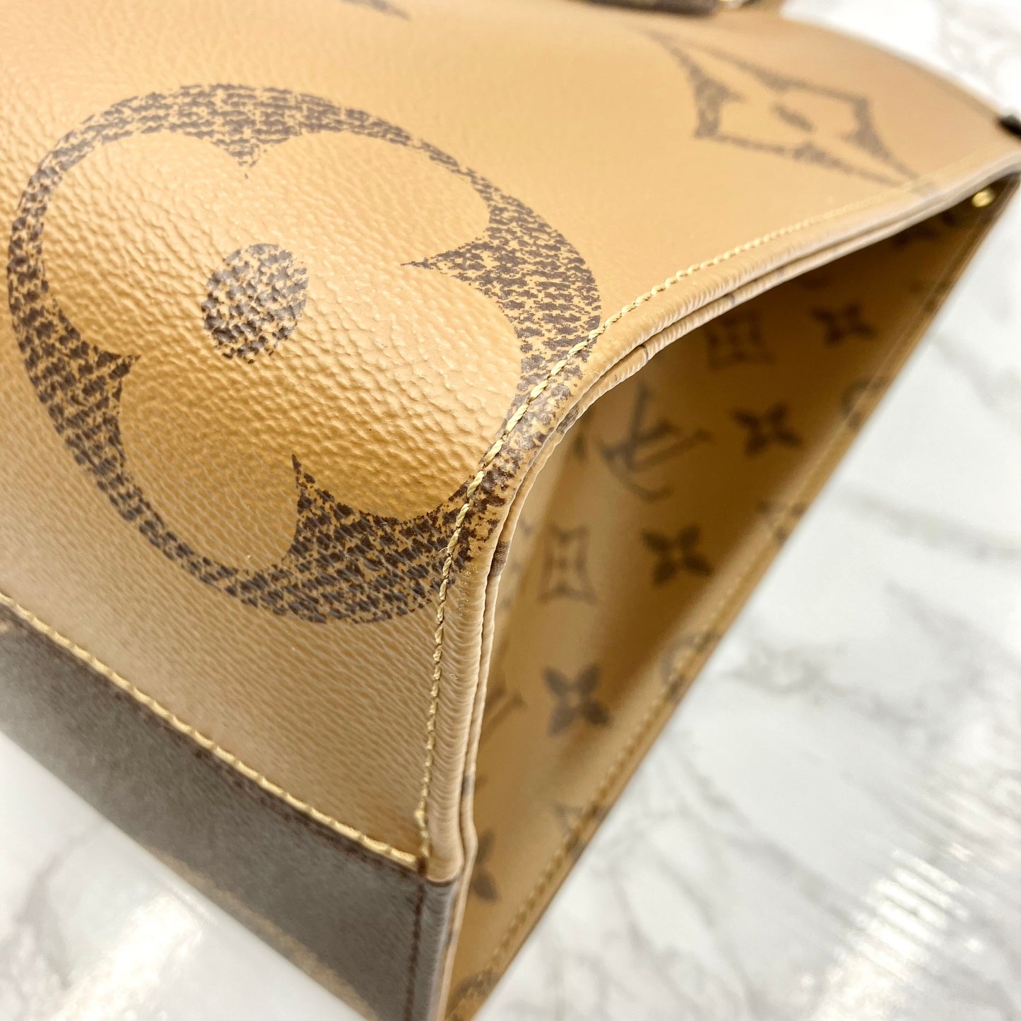 LOUIS VUITTON Monogram Giant Reverse On The Go MM