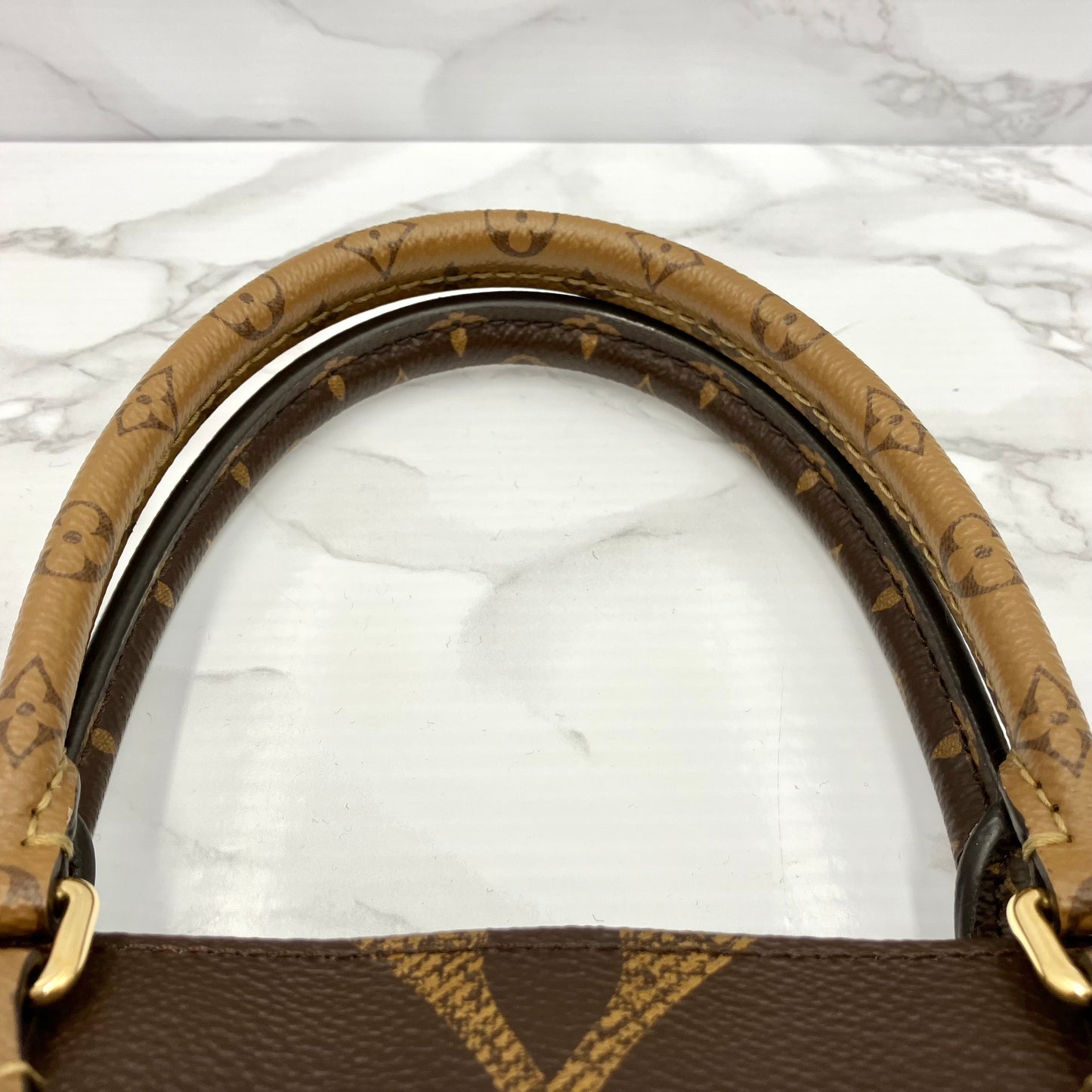 LOUIS VUITTON Monogram Giant Reverse On The Go MM