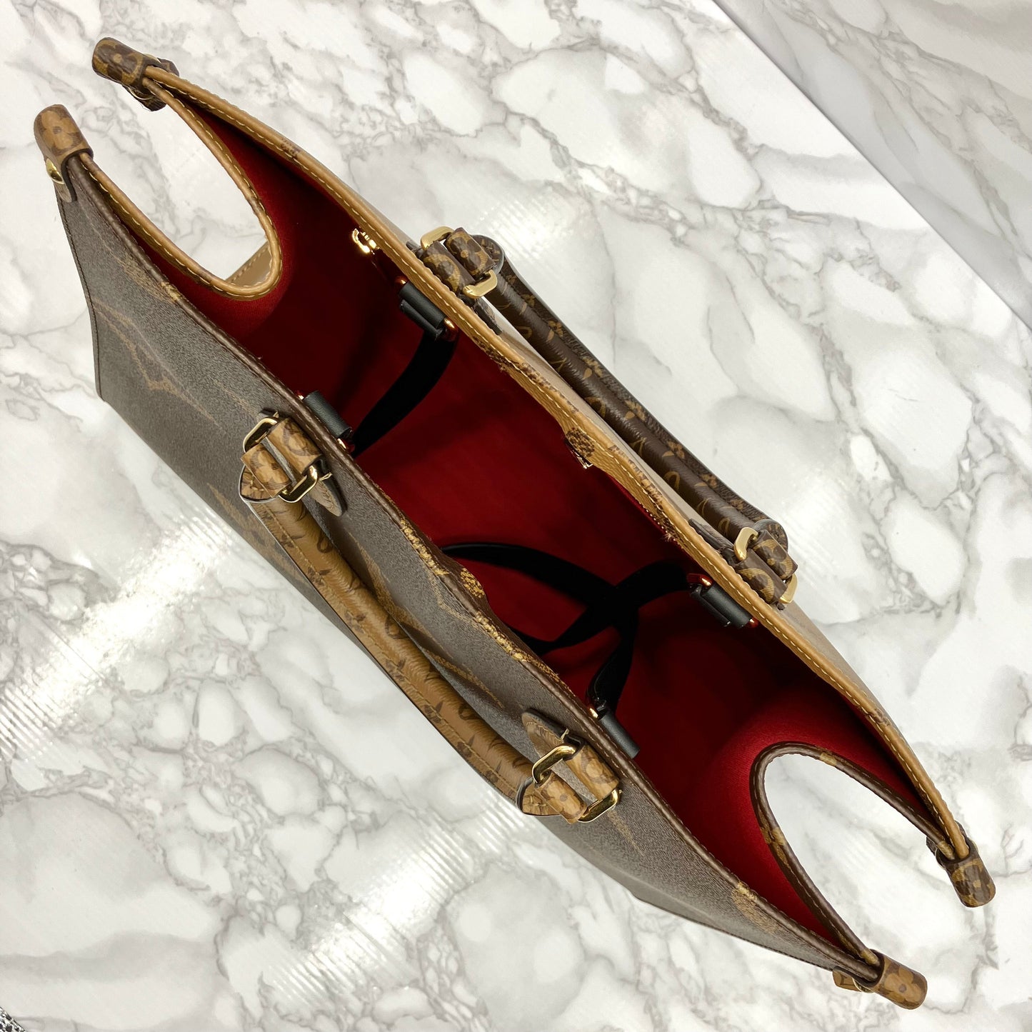 LOUIS VUITTON Monogram Giant Reverse On The Go MM