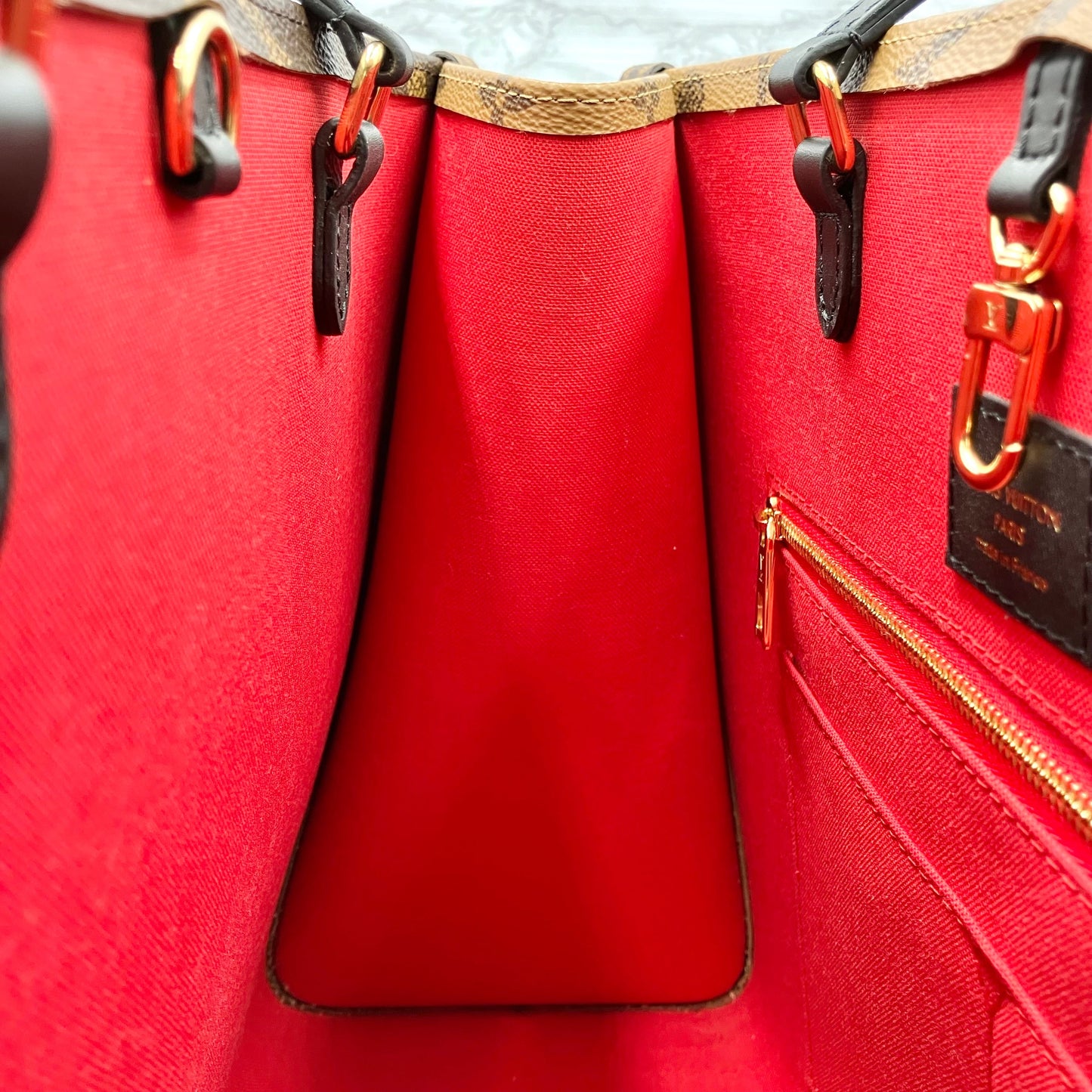 LOUIS VUITTON Monogram Giant Reverse On The Go MM