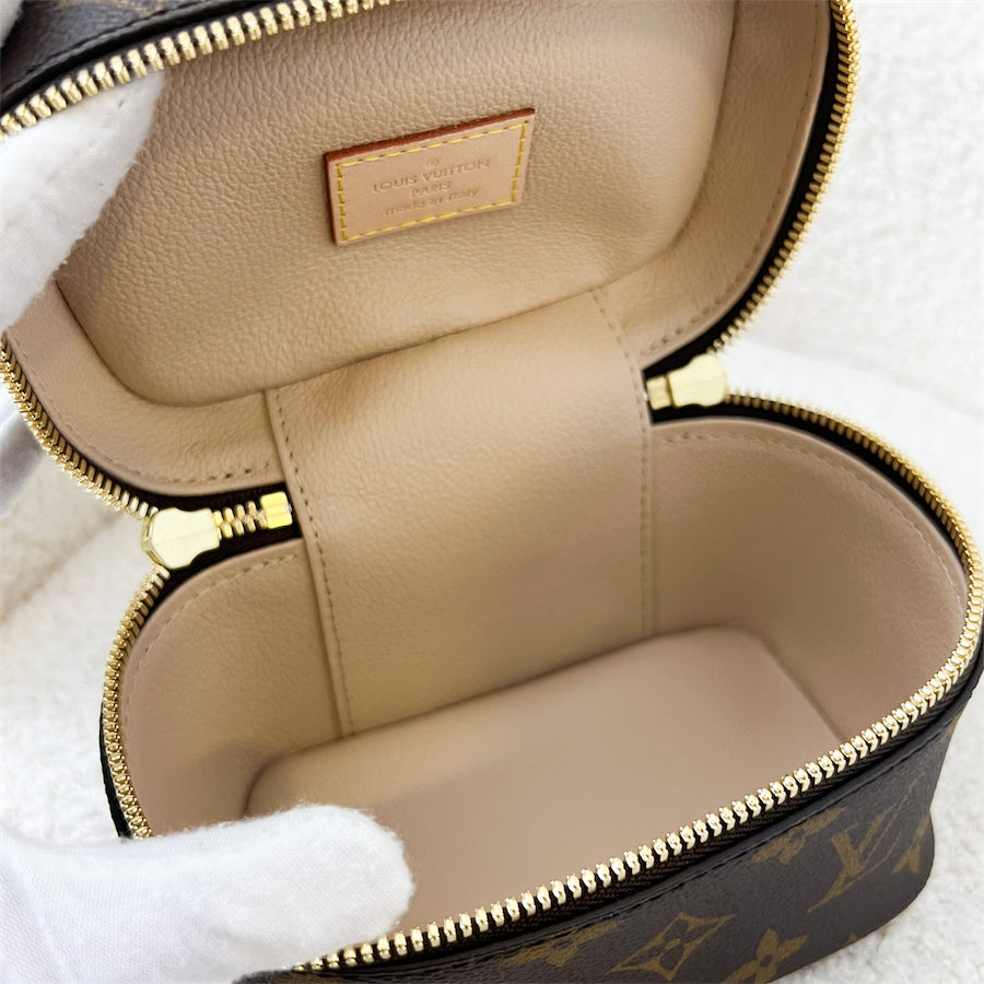 LV Nano Nice in Monogram Canvas GHW
