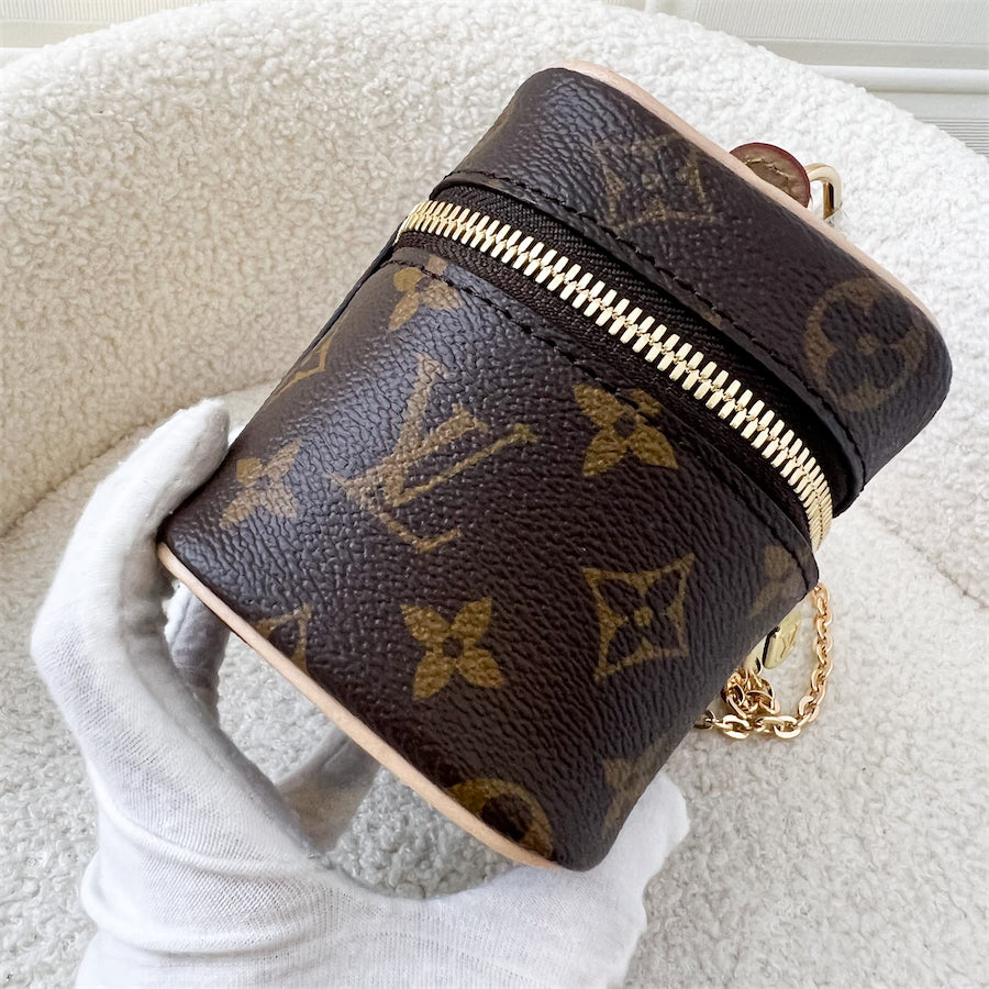 LV Nano Nice in Monogram Canvas GHW