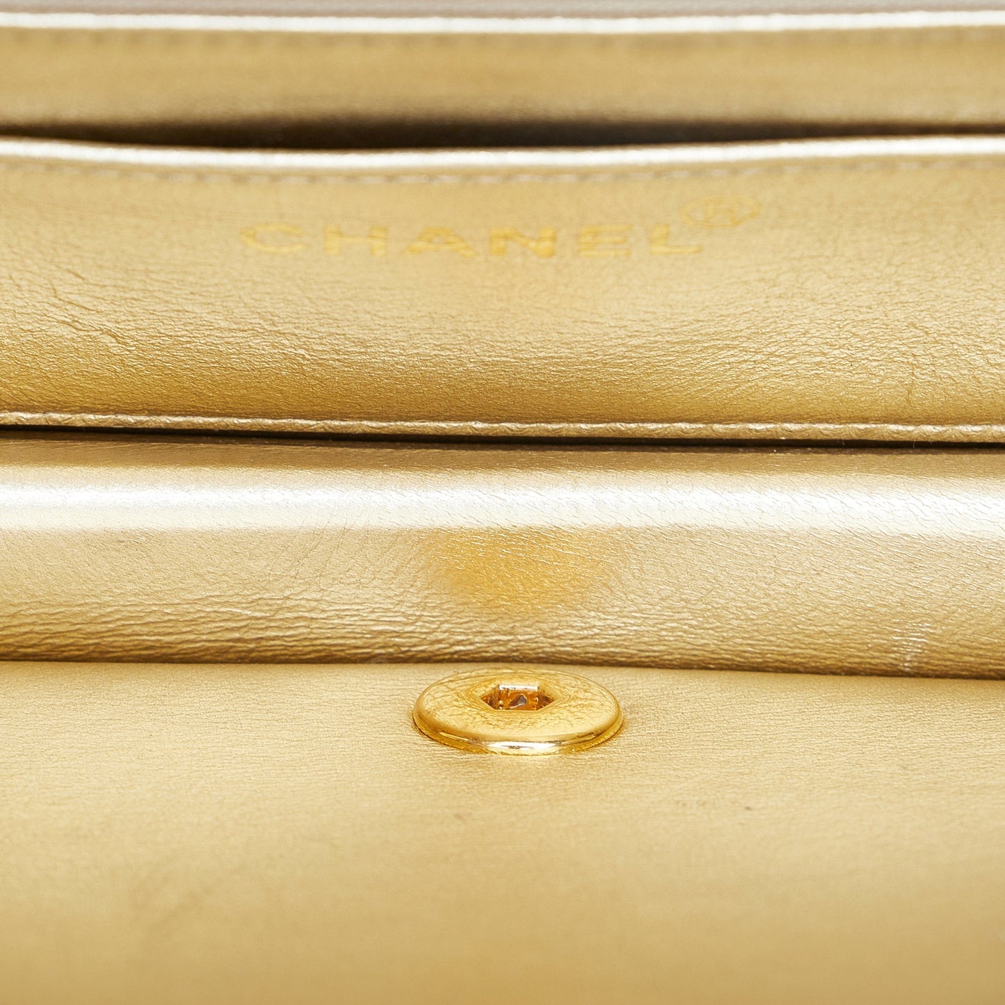 CHANEL CC Leather Clutch Bag