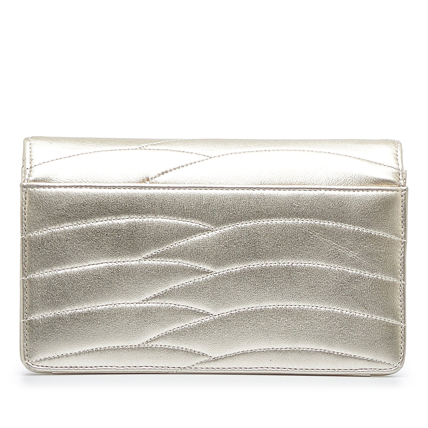 CHANEL CC Leather Clutch Bag