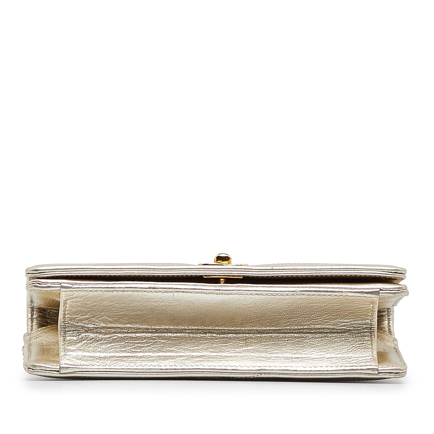 CHANEL CC Leather Clutch Bag