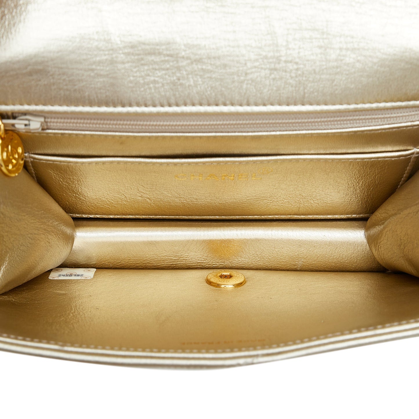 CHANEL CC Leather Clutch Bag