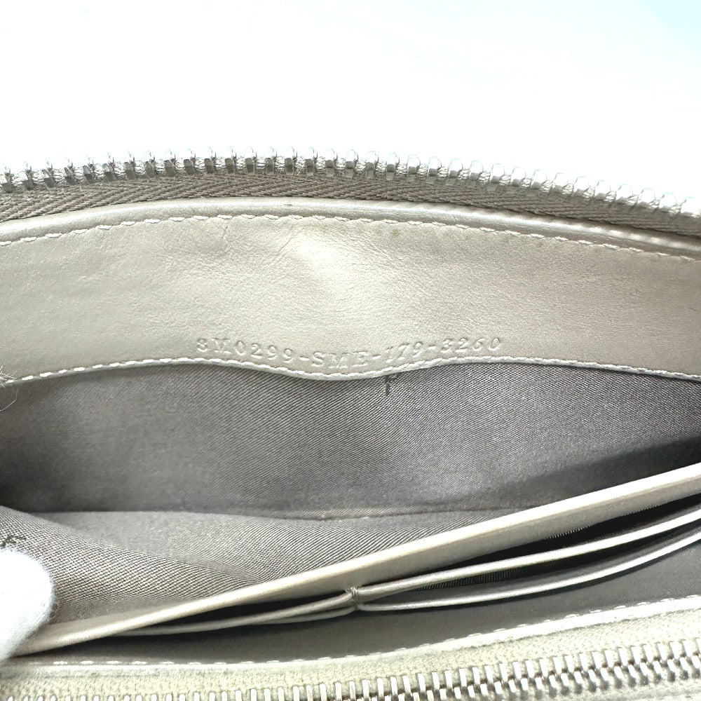FENDI Long Wallet Purse 8M0299 leather beige By the way mens Used