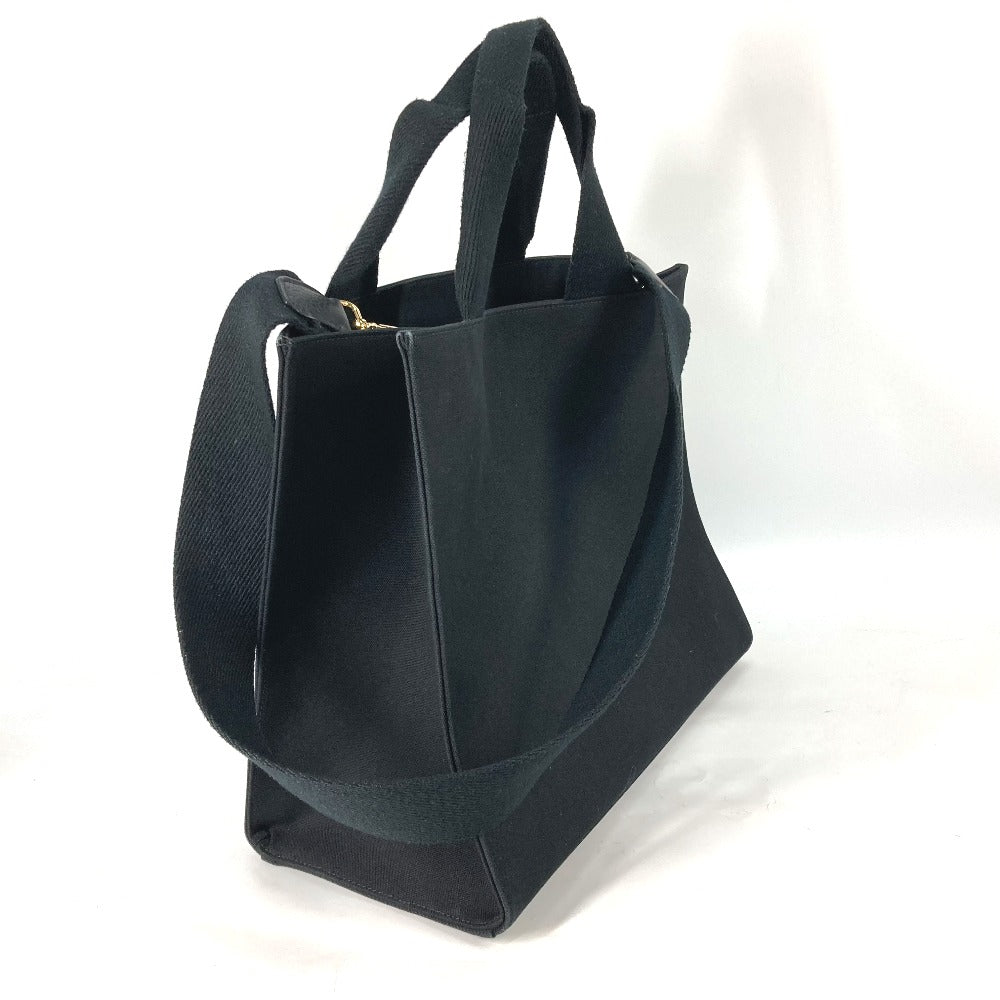 FENDI Shoulder Bag 8BH395 canvas black VERSACE collaboration FENDACE FENDACE Women Used