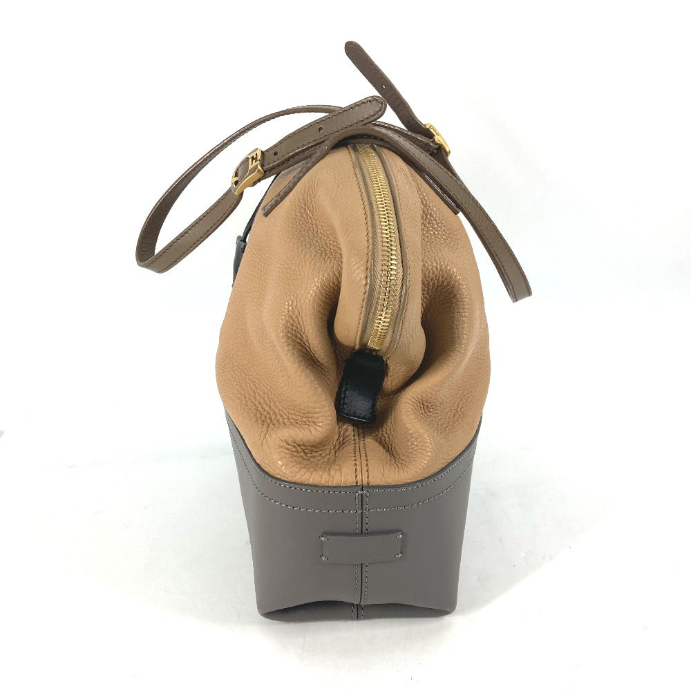 FENDI Shoulder Bag 8MN232 leather beige By color Celeria Women Used