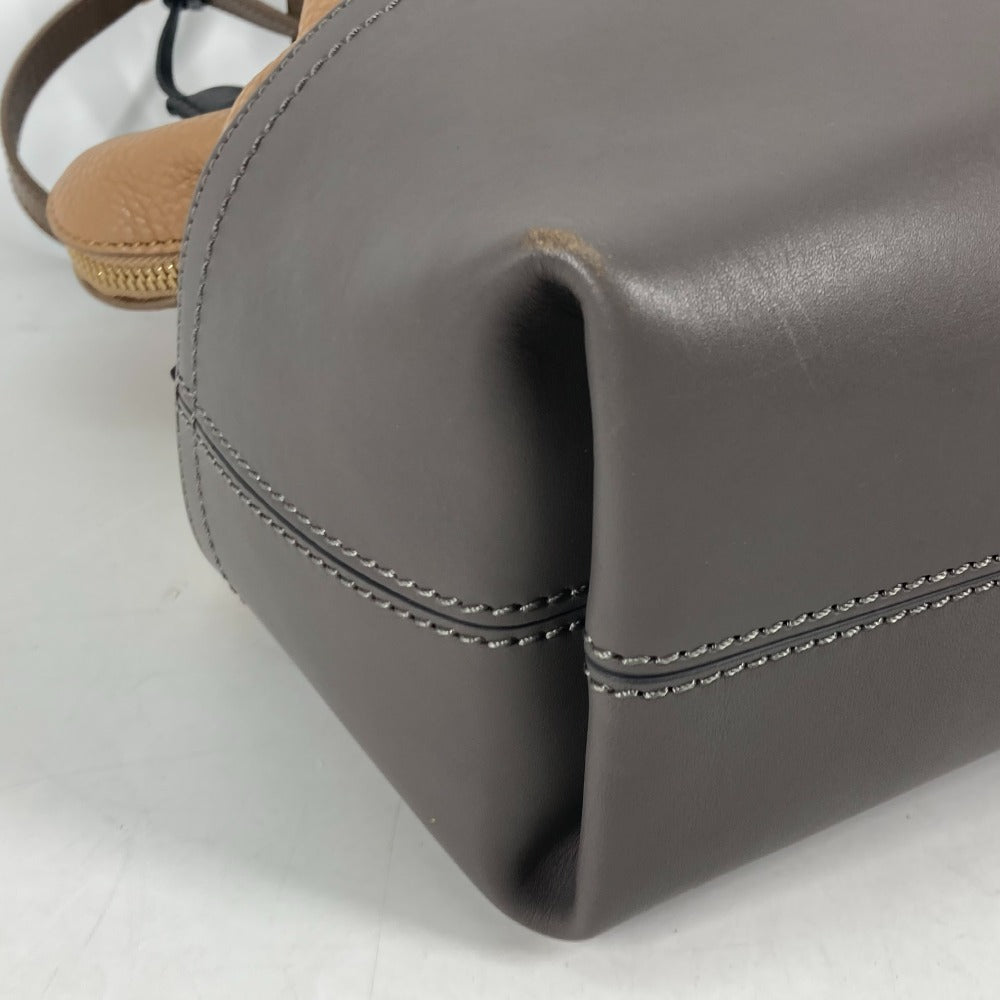 FENDI Shoulder Bag 8MN232 leather beige By color Celeria Women Used