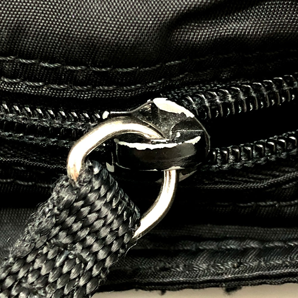 PRADA Shoulder Bag Nylon black Triangle logo Women Used
