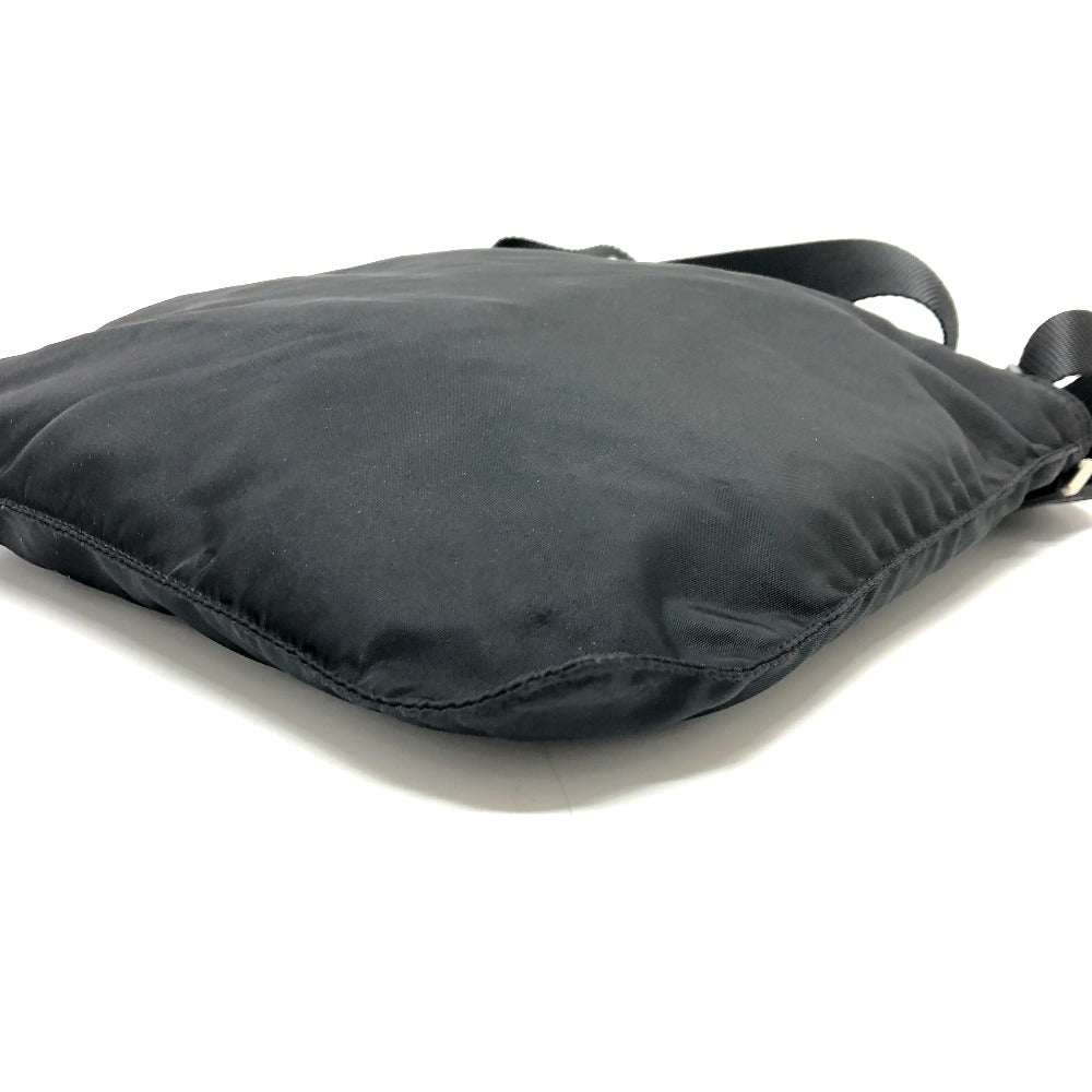 PRADA Shoulder Bag Nylon black Triangle logo Women Used