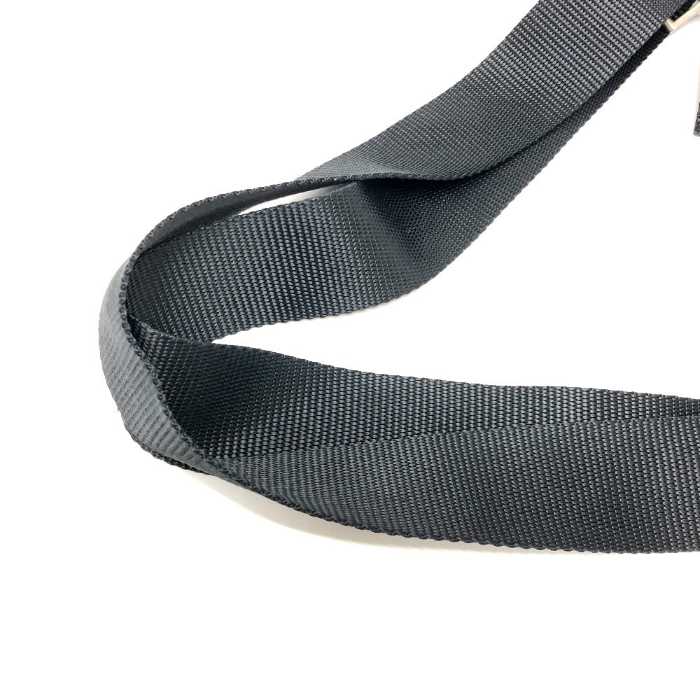 PRADA Shoulder Bag Nylon black Triangle logo Women Used