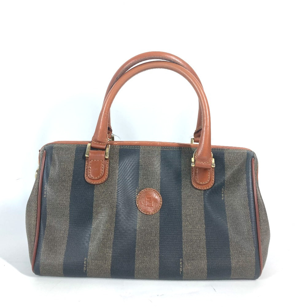 FENDI Handbag PVC / Leather green vintage Pecan Women Used