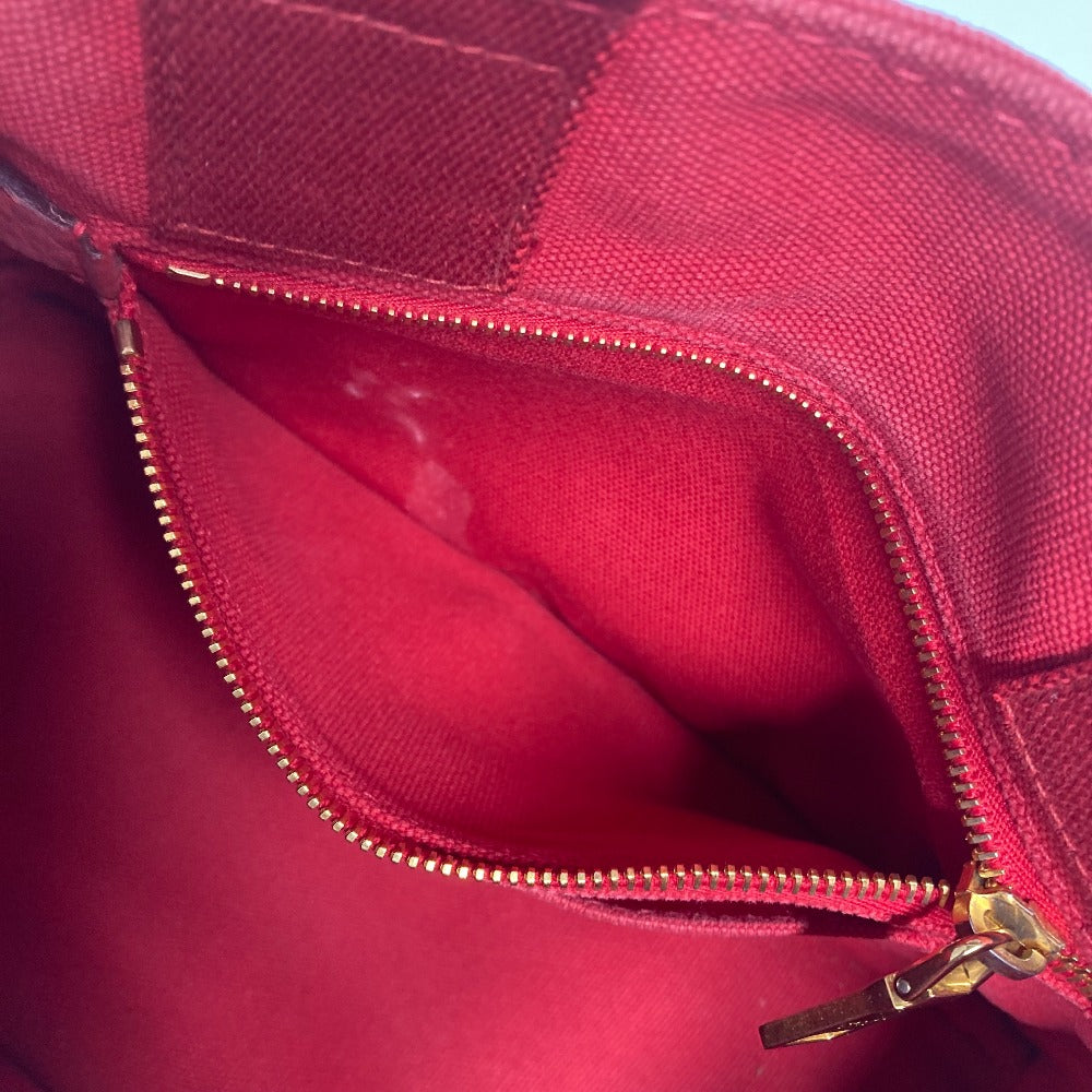 PRADA Tote Bag canvas Red With logo Canapa CANAPA MINI