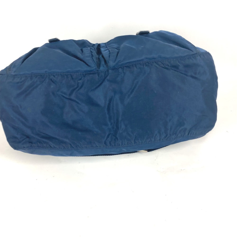 PRADA Shoulder Bag B1738 Nylon blue Triangle logo plate
