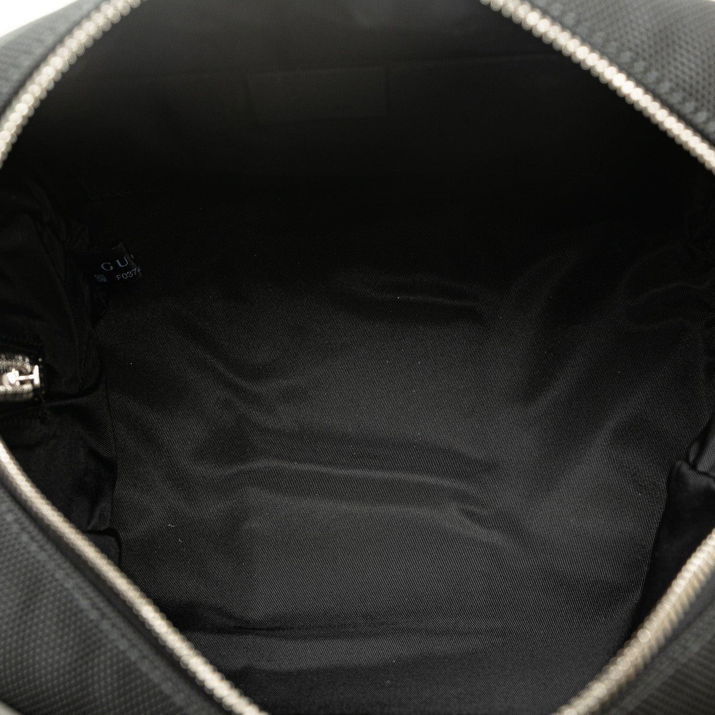 Black Gucci Techno Web Canvas Clutch