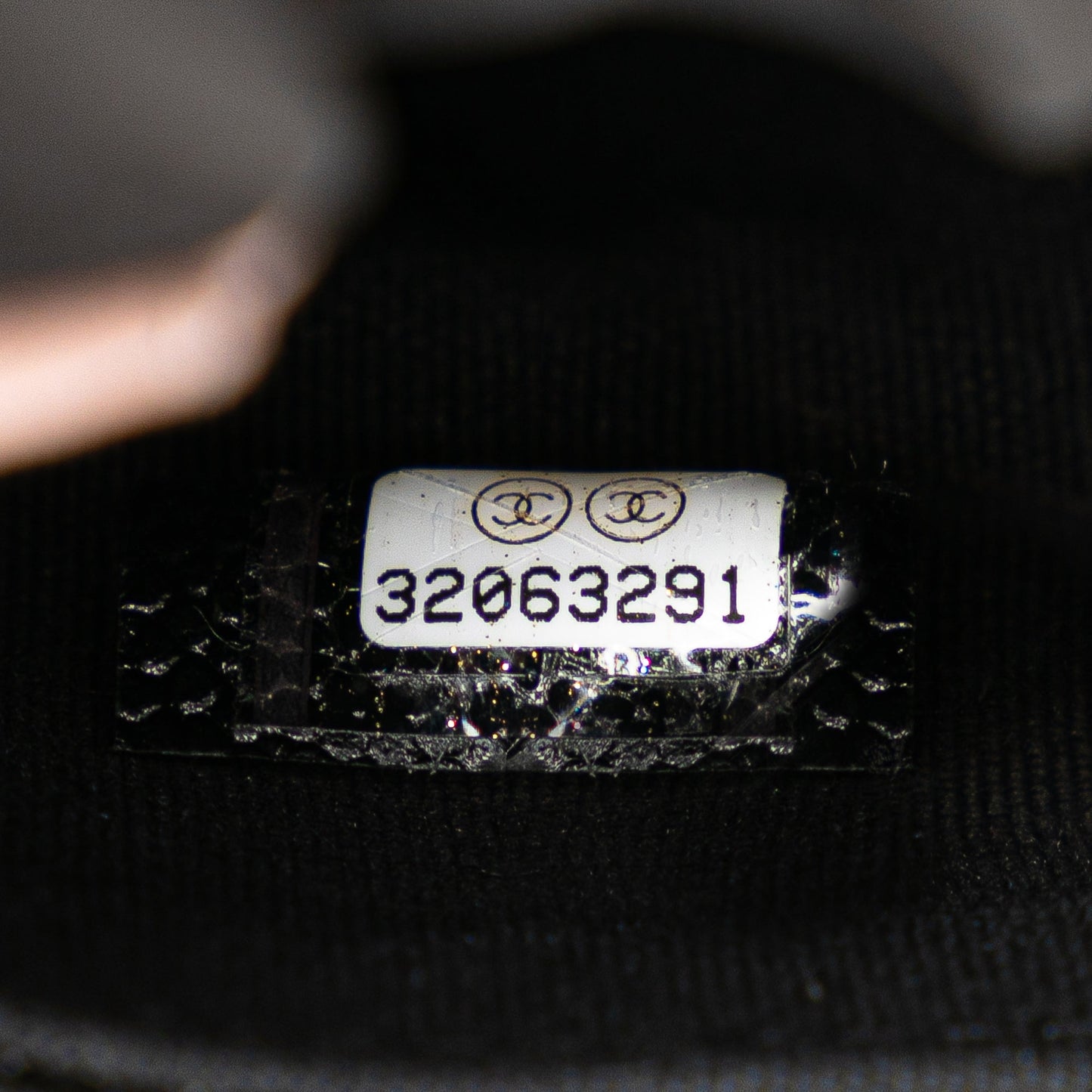 Black Chanel Nylon Graffiti Foldable Shopping Tote in Caviar Flap
