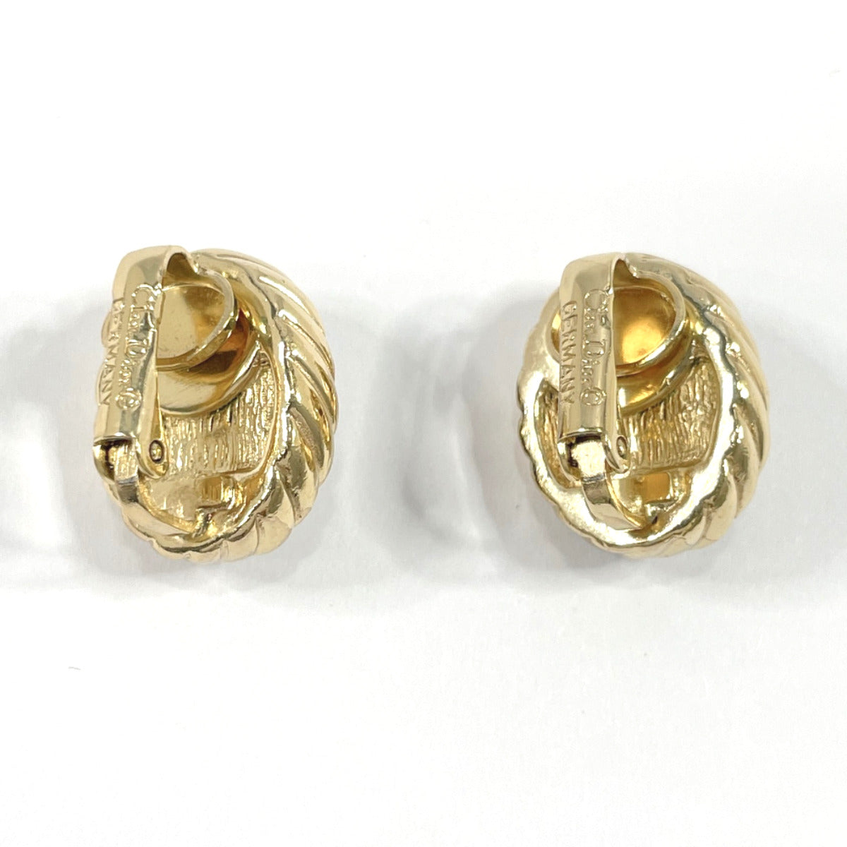 Christian Dior Earring metal gold vintage