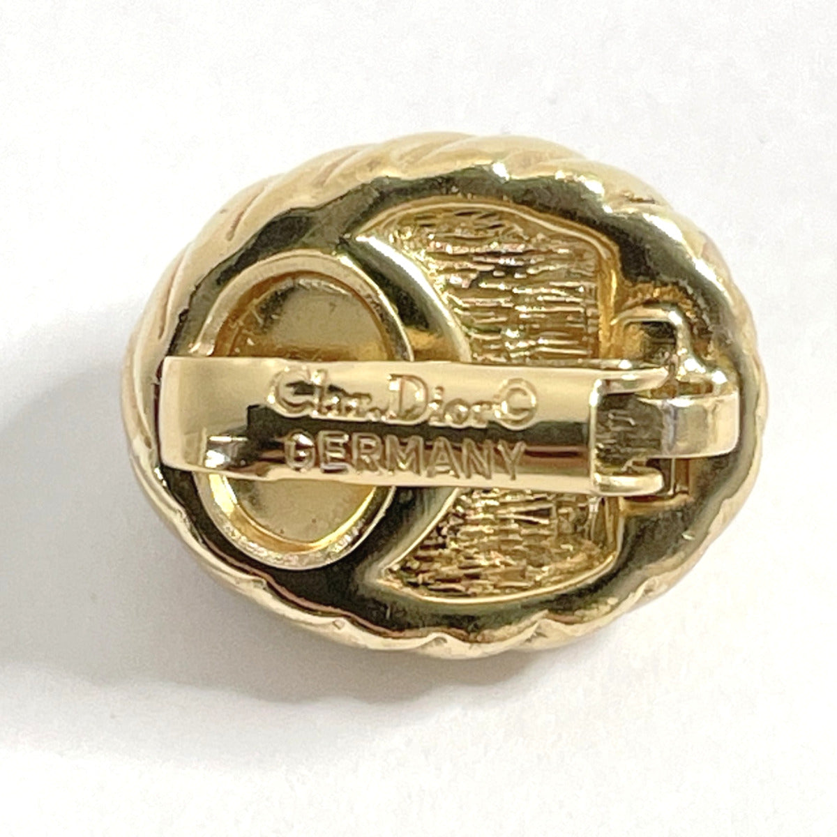 Christian Dior Earring metal gold vintage