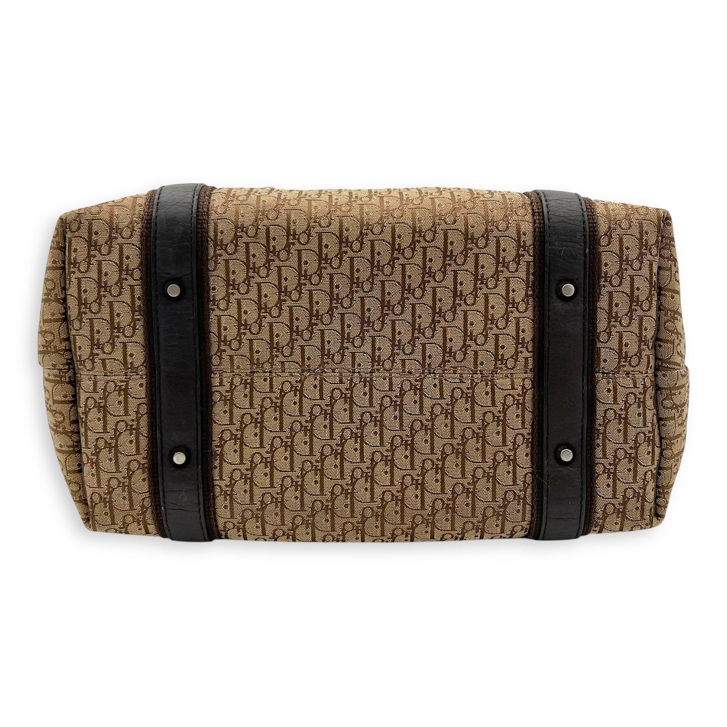 Street Chic Hobo Brown Shoulder Bag in Jacquard, Silver hardware