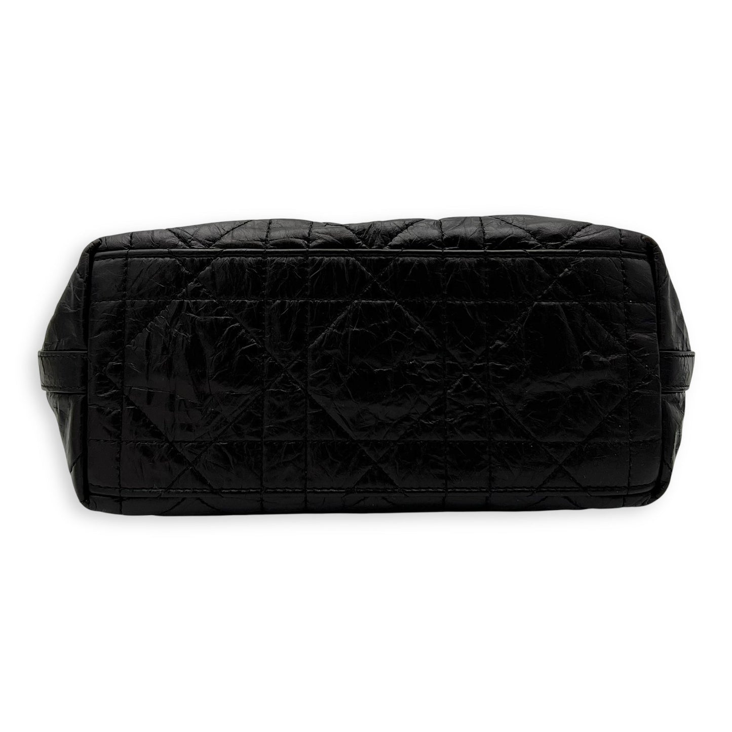 Hobostar Shoulder Bag Black in Calfskin, Gold hardware