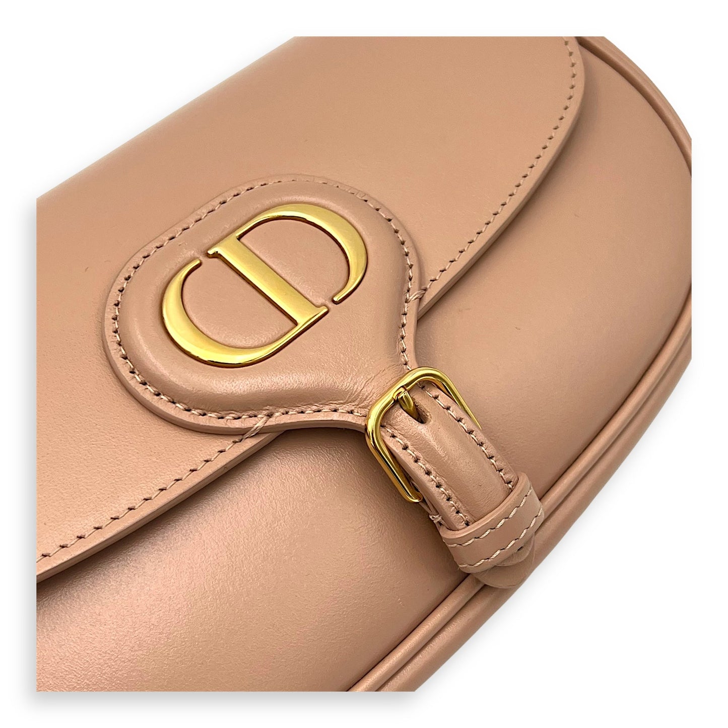 Bobby Shoulder Bag Pink in Calfskin, Gold hardware