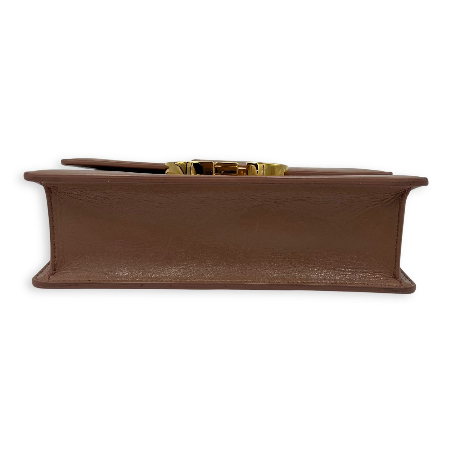 30 Montaigne Medium Shoulder bag in Calfskin, Gold Hardware