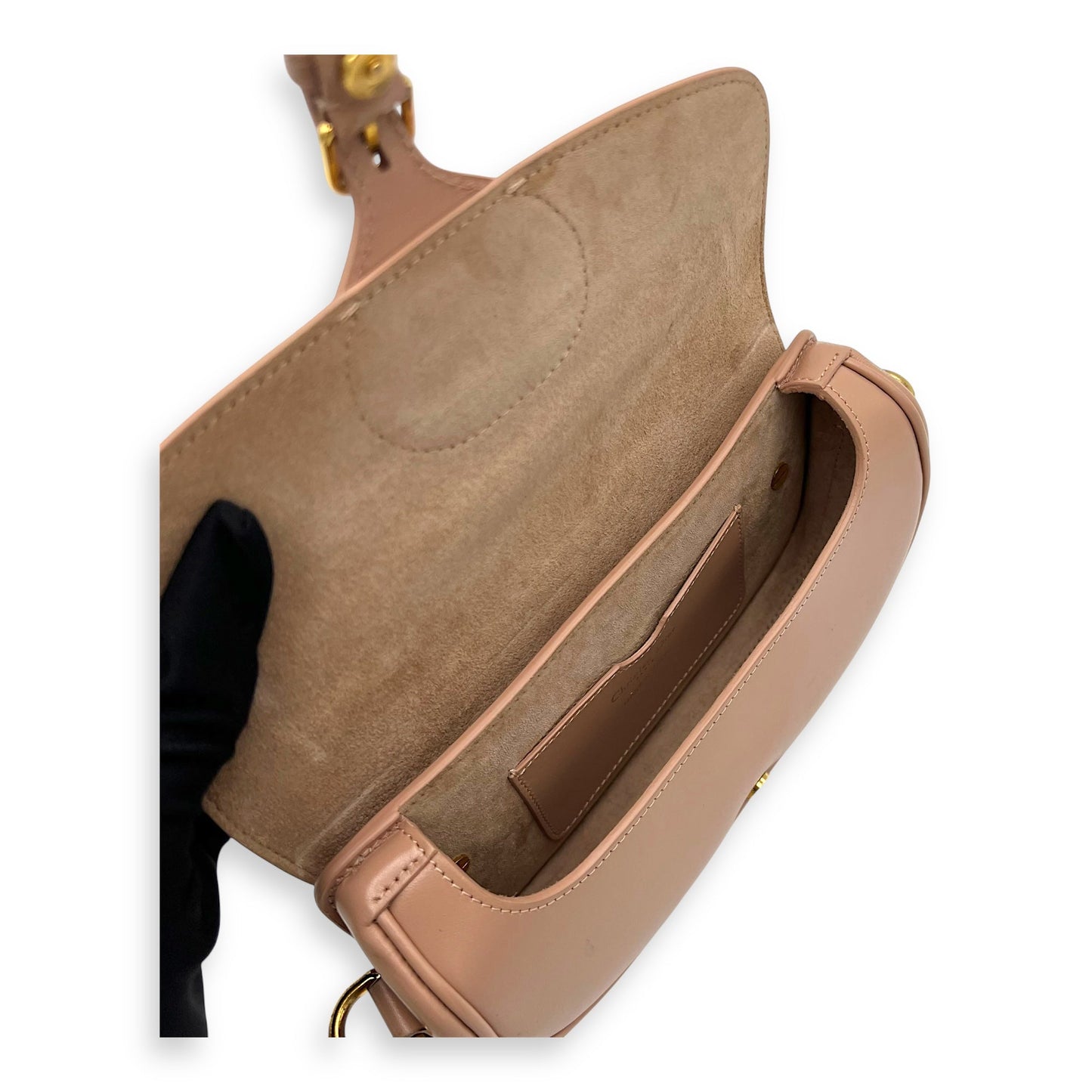 Bobby Shoulder Bag Pink in Calfskin, Gold hardware