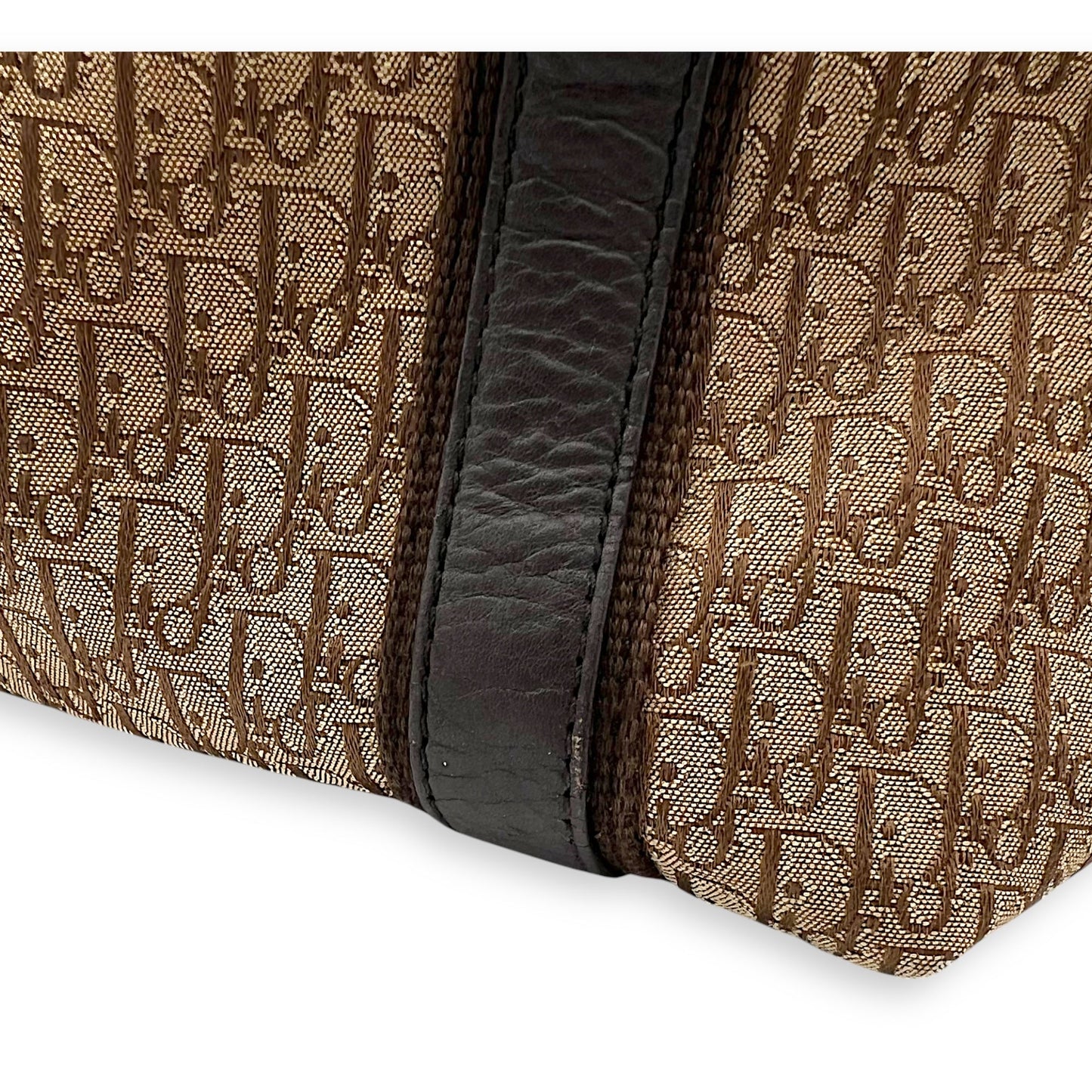 Street Chic Hobo Brown Shoulder Bag in Jacquard, Silver hardware