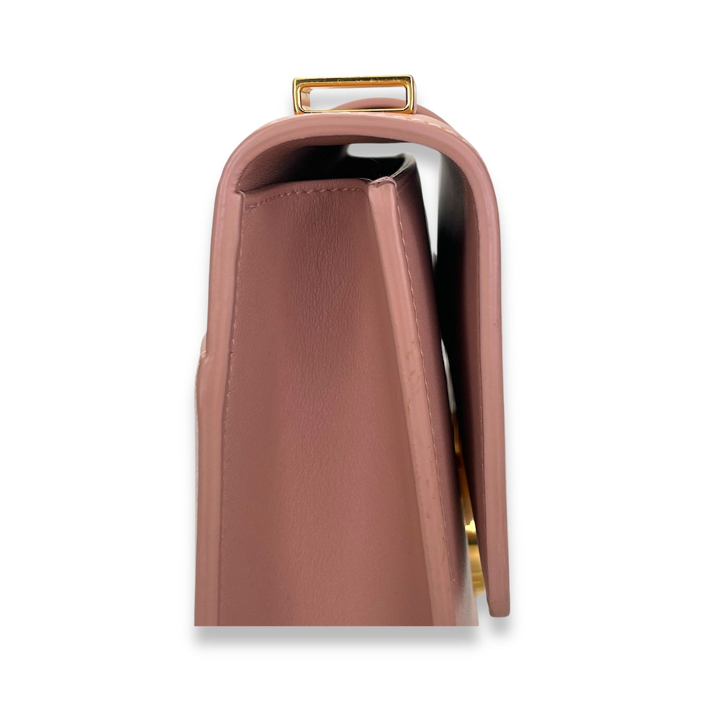30 Montaigne Medium Pink Crossbody Bag in Calfskin, Gold hardware