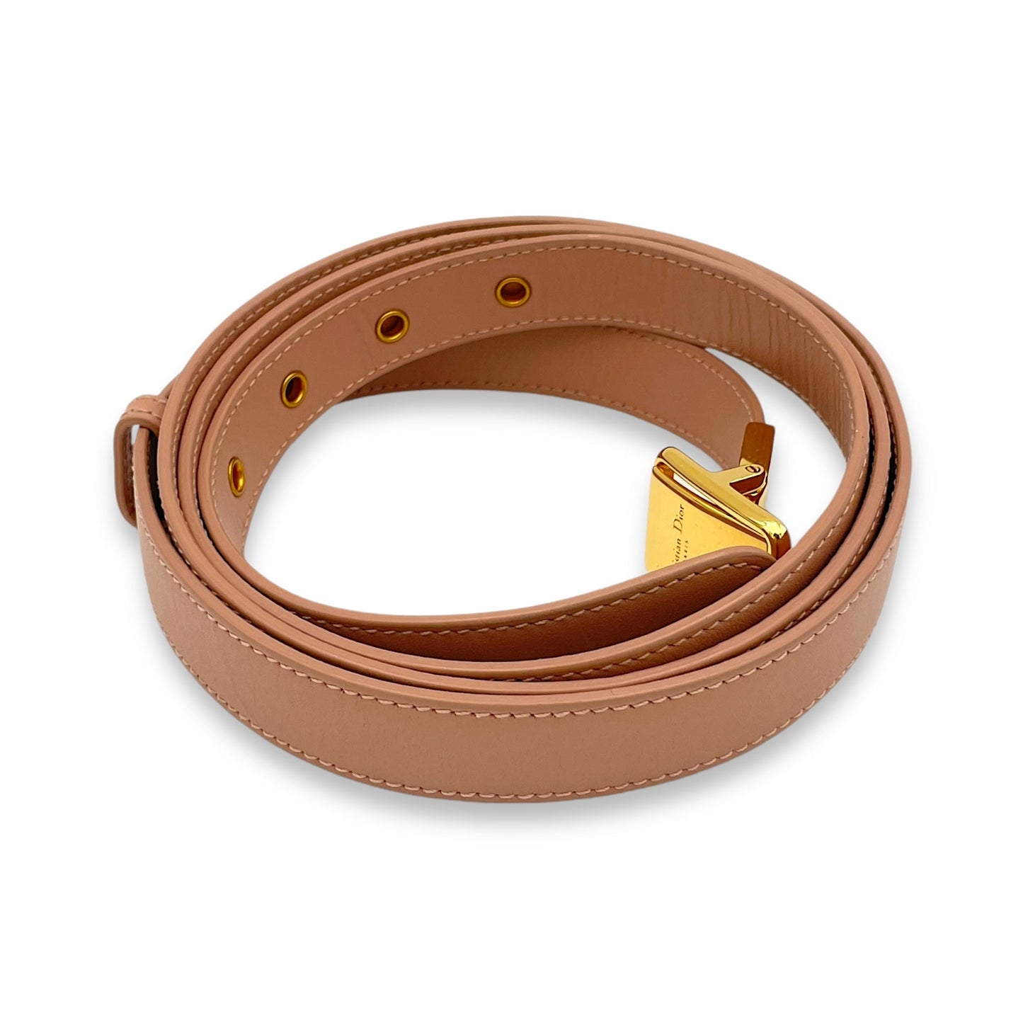 30 Montaigne Medium Pink Crossbody Bag in Calfskin, Gold hardware