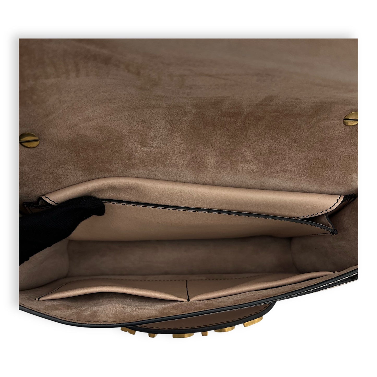 J'adior Shoulder Bag Pink in Calfskin, Gold hardware