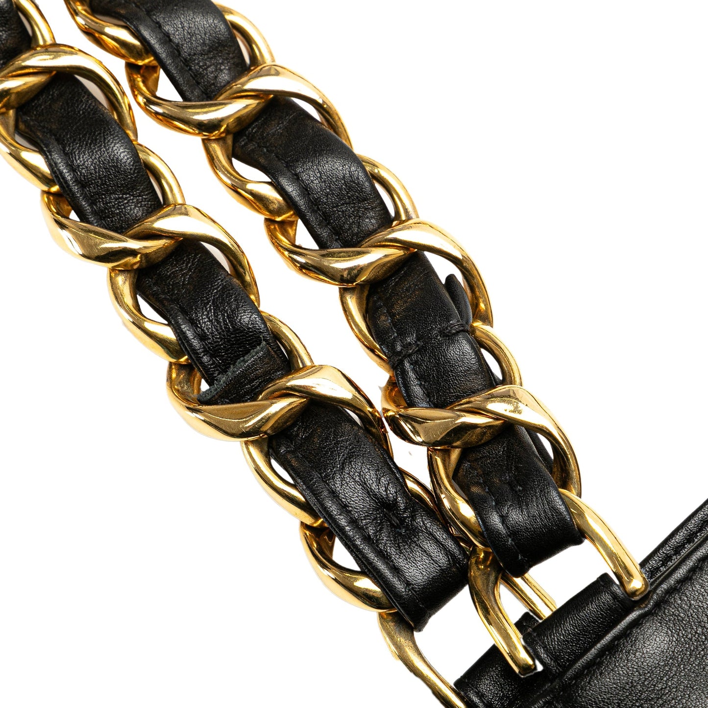 Black Chanel CC Lambskin XL Tote