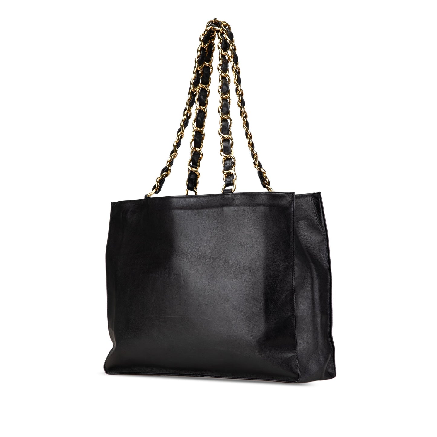 Black Chanel CC Lambskin XL Tote