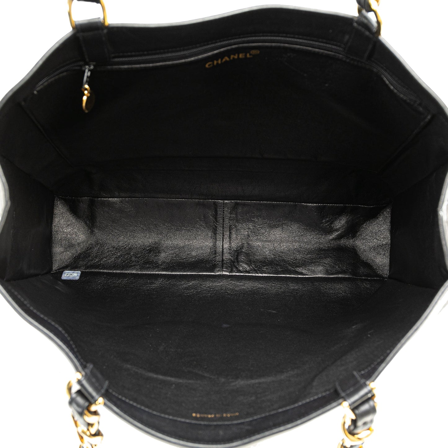 Black Chanel CC Lambskin XL Tote