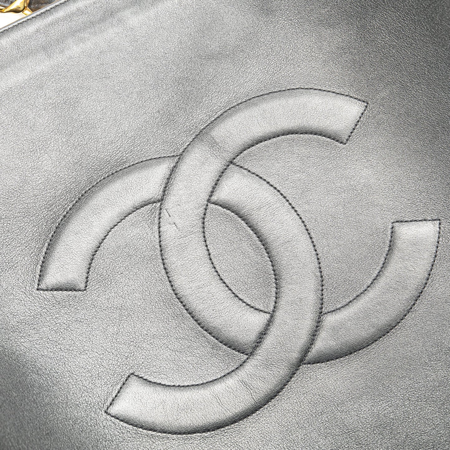 Black Chanel CC Lambskin XL Tote
