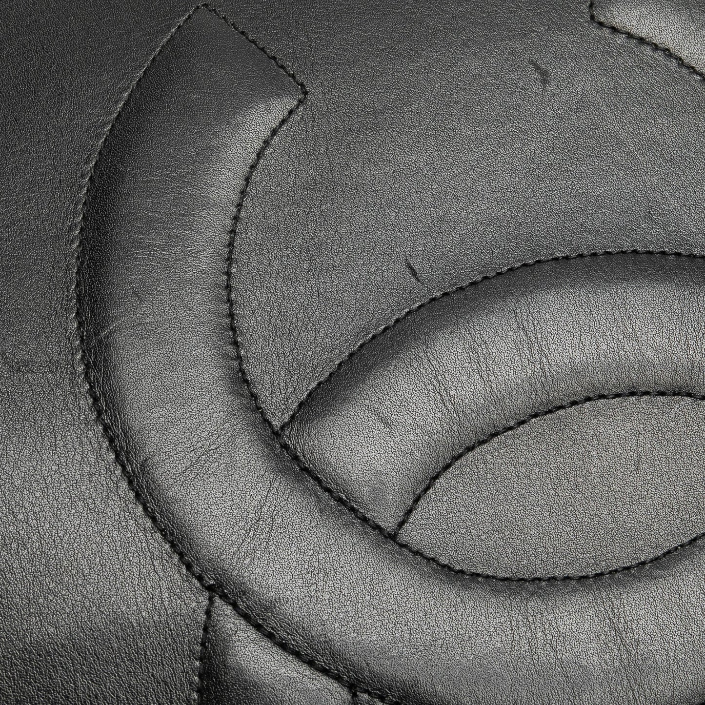 Black Chanel CC Lambskin Chain Tote